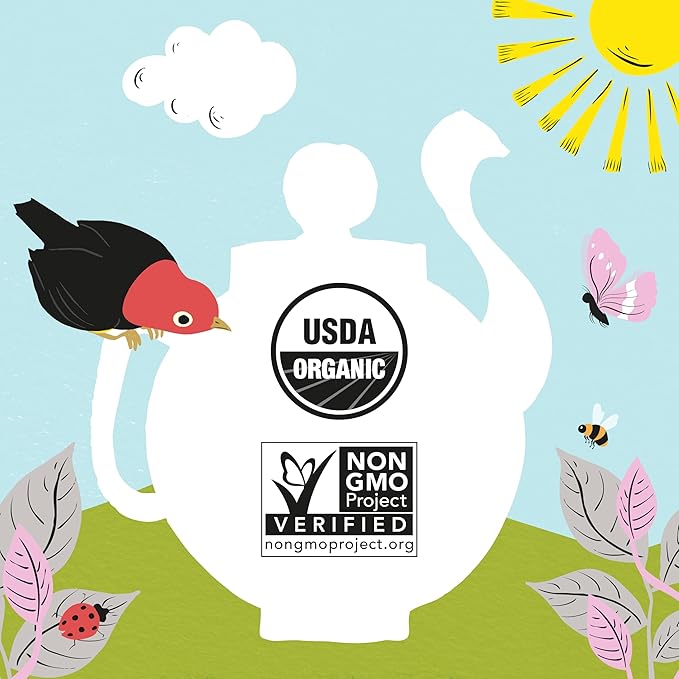 Clipper Tea Organic Earl Grey - USDA Organic, Non-GMO, Fair Trade, Sustainable Caffeinated Tea, 1 Pack, 20 Unbleached Tea Bags - Bloomnest