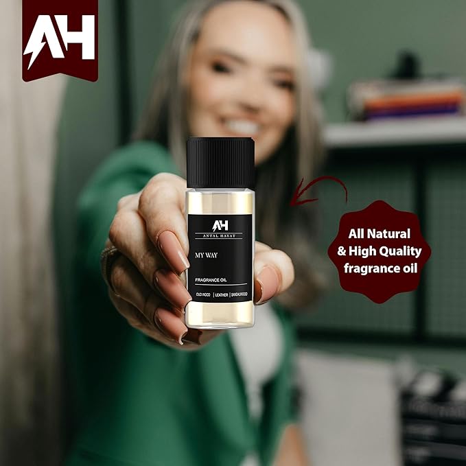 My Way Diffuser Oil 20ml - Antal Hayat Diffuser Oil - Home Luxury Scents - Lemon, Comforting Sandalwood, Warm Cedarwood & Pretty Iris - Aromatherapy Inspired by The One Hotel Miami Beach - Bloomnest