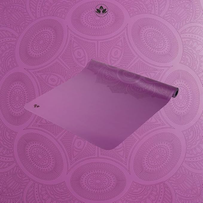 Clever Yoga Liquid Balance Thick Yoga Mat - Pro Exercise Yoga Mat with Non-Slip Surface for Home Gym, Earth-Friendly & Recyclable Pilates and Workout Pad Women & Men, 4.5 mm - Bloomnest