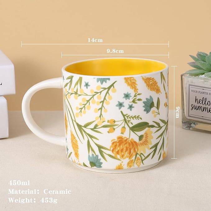 Birthday gifts for women, sunflower gift baskets, care package,sending you sunshine gift box for women with coffee mug and sunflower crochet, unique sunshine themed gift box. - Bloomnest