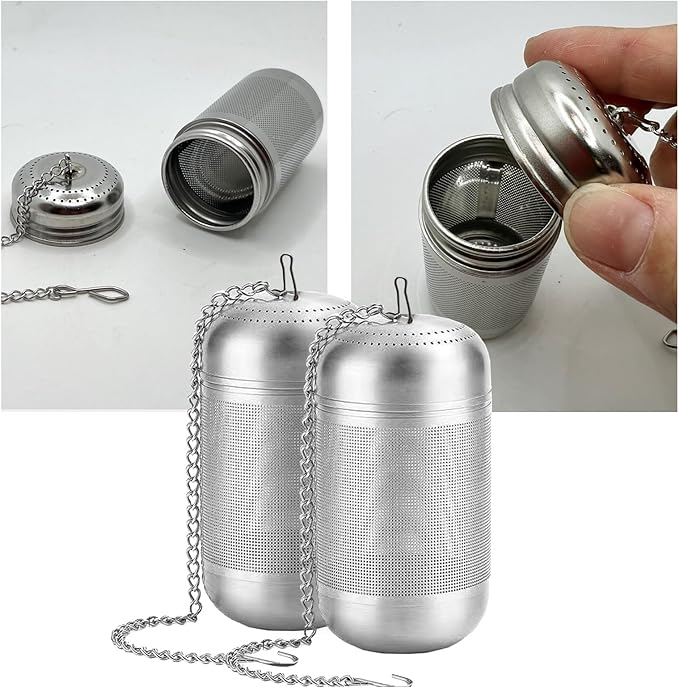 2PCS Medium Size Stainless Steel Tea Infuser Wide Mouth Bottles.,Compatible with Stanley,Hydro Flask, Iron Flask, Takeya, ThermoFlask - Bloomnest