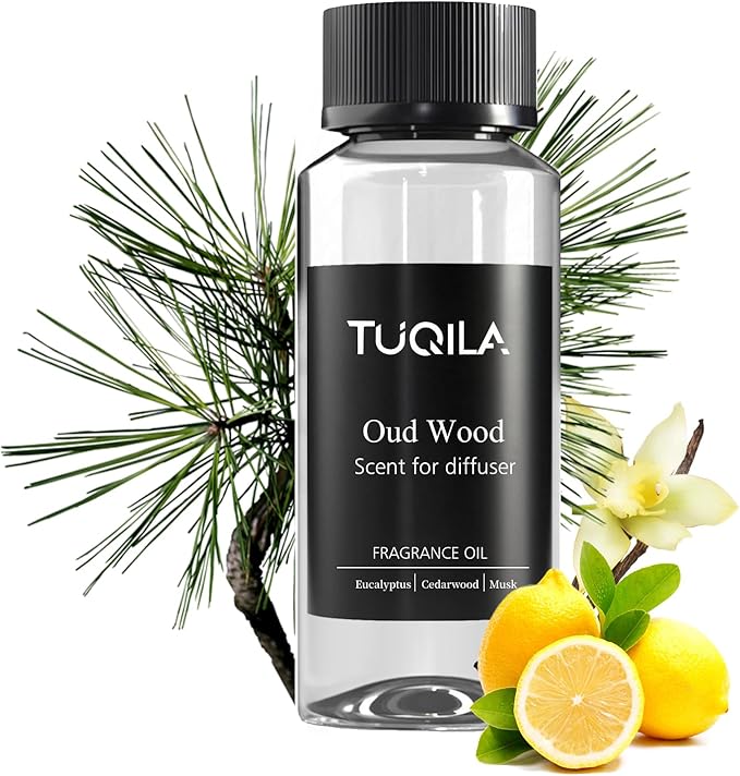 Hotel Waterless Diffuser Oil Oud Wood, Essential Scent Oil Usage Cold Air Waterless Diffuser, Luxury Scents Oils Fragrance Bottle120 ML Home Natural Flavour - Bloomnest