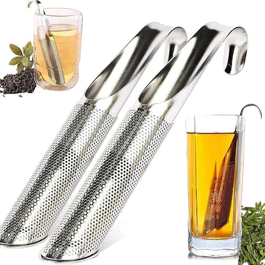 Stainless Steel Tea Diffuser & Strainers - 2PCS Long-handle Filters for Loose Leaf Tea, Coffee, Spices - Bloomnest