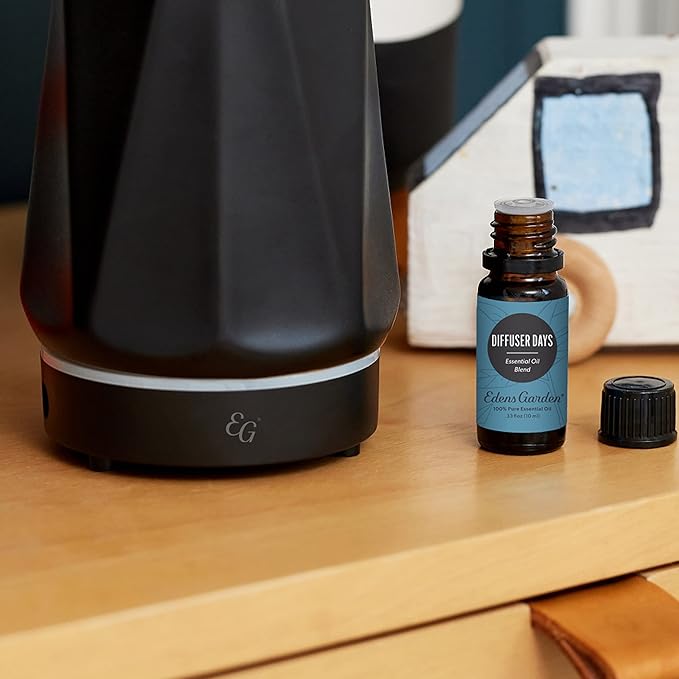 Edens Garden Diffuser Days Essential Oil Blend- 100% Pure Premium Grade, Undiluted, Natural, Therapeutic, Aromatherapy, The Best for Diffusing, Candle, Laundry, Humidifiers 10 ml (.33 fl oz) EdensGarden