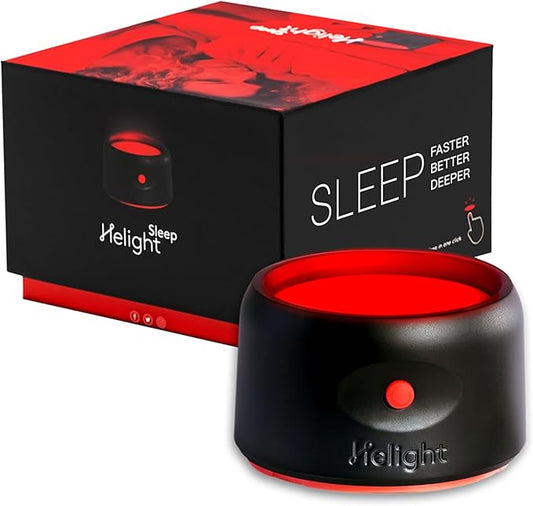 Helight Red Light Therapy Sleep Device – 630nm Pure Red Light Lamp Sleep Aid to Support Deep Relaxation – Rest Lamp Backed by Science for Adults & Kids Bedrooms - Bloomnest