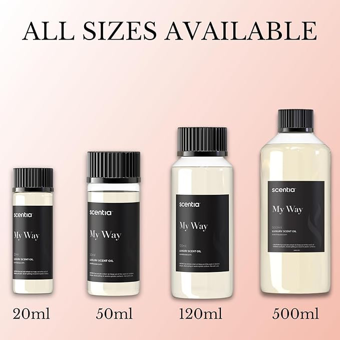 Scentia My Way Hotel Diffuser Refill Oil Inspired by The The 1 Hotel Miami Beach- 500 ml 16.9 fl oz - Essential Oil Blend Sandalwood, Cedar & Lemon Notes for Aromatherapy HVAC Diffuser - Bloomnest