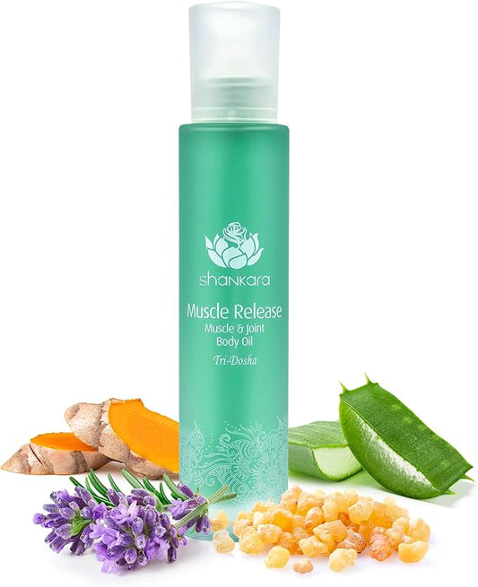 Shankara Body Massage Oil for Muscle Relief – Sore Muscle & Joint Care with Lavender & Arnica – Aromatic Oil Massager for Body Relax & Hydration – Body Oil for Women (100 ml)