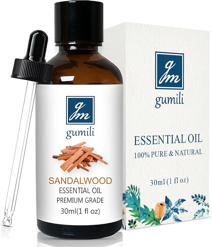 Sandalwood Essential Oil, Home Fragrance Oil Scent Oils for Perfume, Diffuser, Skin, Hair, Roll On - 1 Oz - Bloomnest