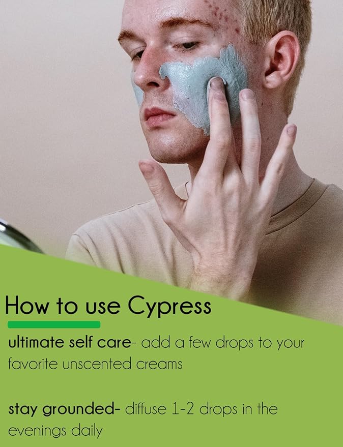 Cypress Essential Oil – 16 fl oz (473 ml) Aluminum Bottle w/Plug Cap – 100% Pure Essential Oil – GreenHealth - Bloomnest