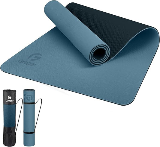 Yoga Mat Non Slip, Eco Friendly Fitness Exercise Mat with Carrying Strap,Pro Yoga Mats for Women,Workout Mats for Home, Pilates and Floor Exercises - Bloomnest
