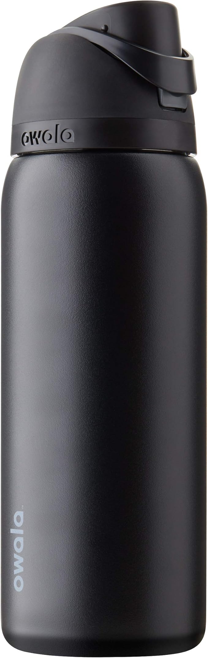 Owala FreeSip Insulated Stainless Steel Water Bottle with Straw, BPA-Free Sports Water Bottle, Great for Travel, 32 Oz, Very, Very Dark Owala