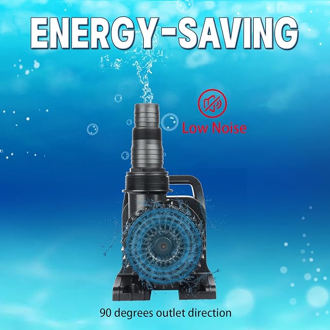 WaterRebirth (14000GPH, UL Listed) PS- High Flow Submersible Water Pond Pump - Water Aquarium Fountain Pump - Aquarium,UL listed (14000GPH-1100W) - Bloomnest