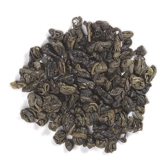 Frontier Co-op Organic Gunpowder Green Tea Leaves, 1-Pound Bulk, Smokey Green Tea, Maintains Freshness, Kosher, Fair Trade - Bloomnest