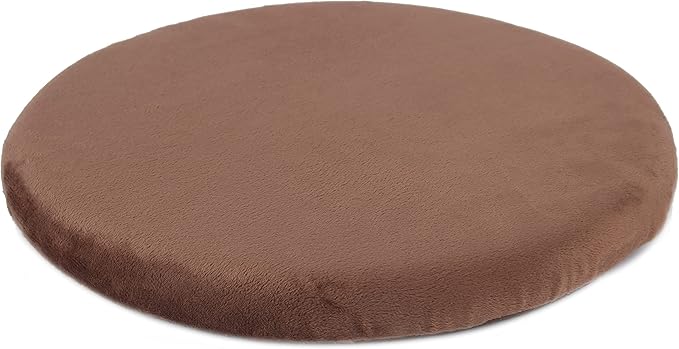 Sigmat 13In Round Stool Cushion Memory Foam Small Chair Cushion Coffee - Bloomnest