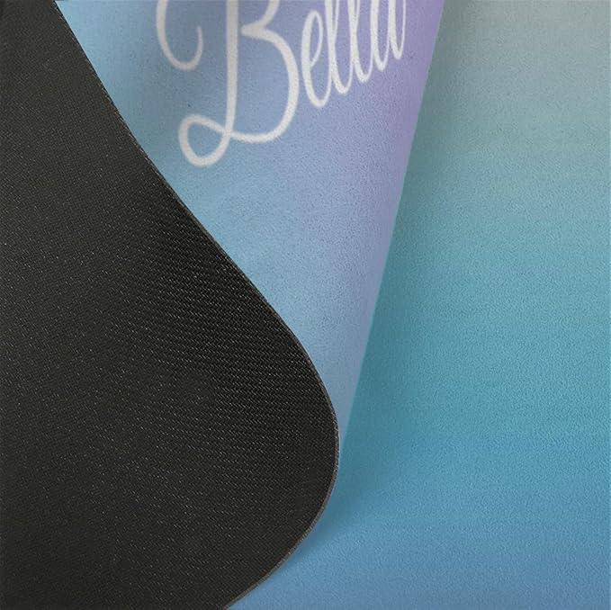 Custom Name Yoga Mat,Personalized Travel Yoga Exercise Mat,Non Slip,Perfect for Kids & Adults,Gradient Color E Series - Bloomnest
