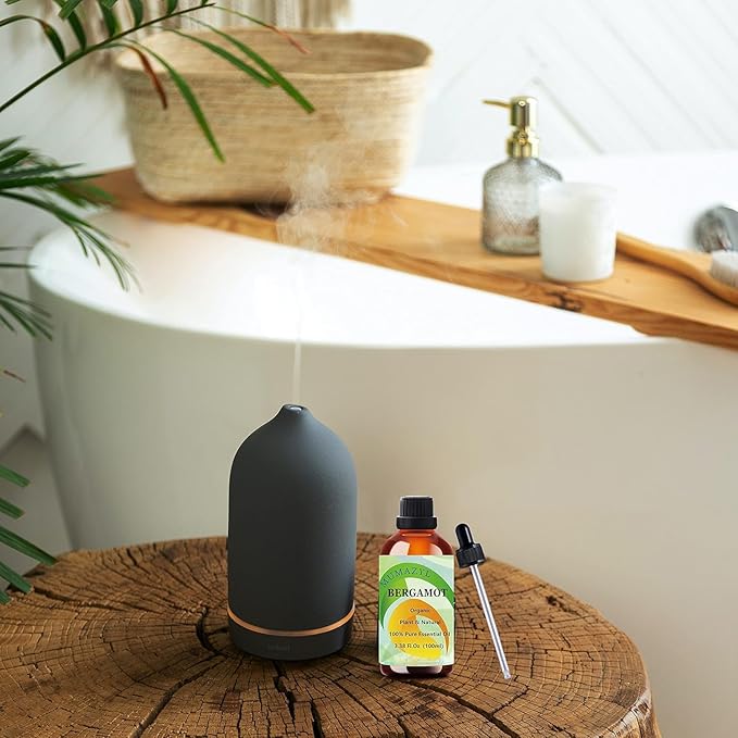Cinnamon Essential Oil Cinnamon Oil 3.38 Fl Oz 100ML for Diffuser Humidifier Yoga Cleaning DIY Candle Soap Making Essential Oils 1 Pack - Bloomnest