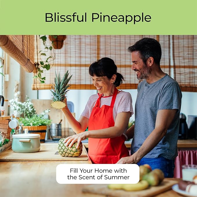 Good Essential – Professional Pineapple Fragrance Oil 10ml for Diffuser, Candles, Soaps, Lotions, Perfume 0.33 fl oz GoodEssential