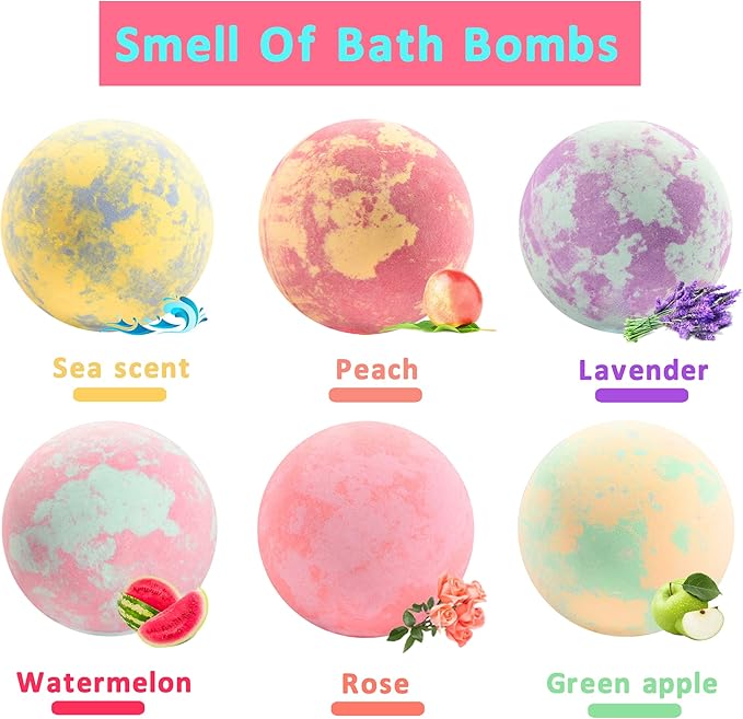 Unicorn Bath Bombs with Surprise Inside for Kids Girls, Bath Bombs Surprise Birthday Gifts Unicorn Gifts for Kids Girls with Jewelry Toys Inside - Bloomnest