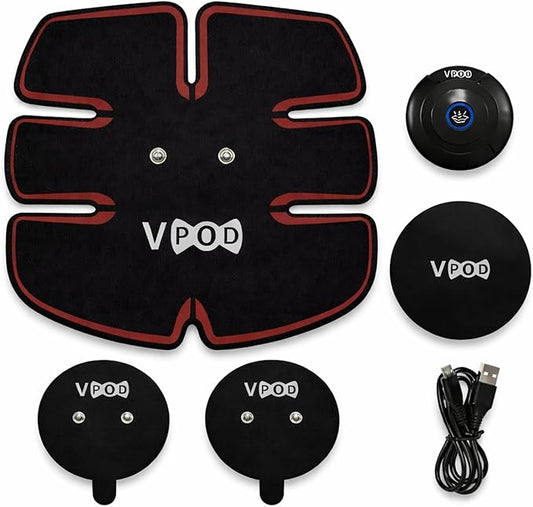 Massage Therapy Concepts VPOD TENS Unit, USB Rechargeable, Home Exercise Equipment for Abdomen, Arms, Legs MassageTherapyConcepts