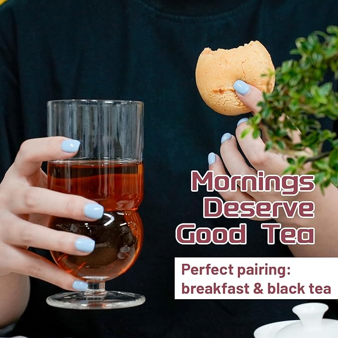 iTeaworld Jasmine Black Tea Loose Leaf, Yunnan High Mountain Black Tea, Scented with Fresh Jasmine Flowers, Rich Floral Aroma, Pure Leaves Without Sugar, No Additive, 1 Bag, 3.52oz - Bloomnest