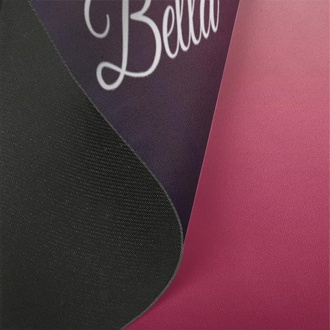 Custom Name Yoga Mat,Personalized Travel Yoga Exercise Mat,Non Slip,Perfect for Kids & Adults,Gradient Color E Series - Bloomnest