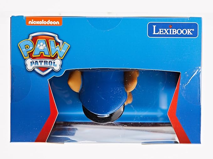 LEXiBOOK - Paw Patrol Chase Digital Alarm Clock with Night Light - Snooze Function - Dog Sound Effects - for Children/Kids - Luminous Clock with Chase, Blue/Red - RL800PA - Bloomnest