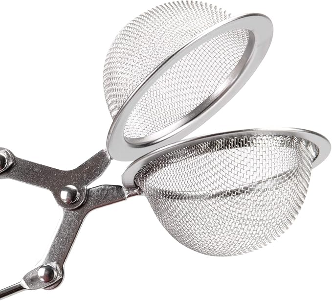 Snap Ball Tea Strainer, Exptolii 3 Pack Stainless Steel Tea Infuser Filter with Handle for Loose Leaf Tea, Seasonings, Spices - Bloomnest