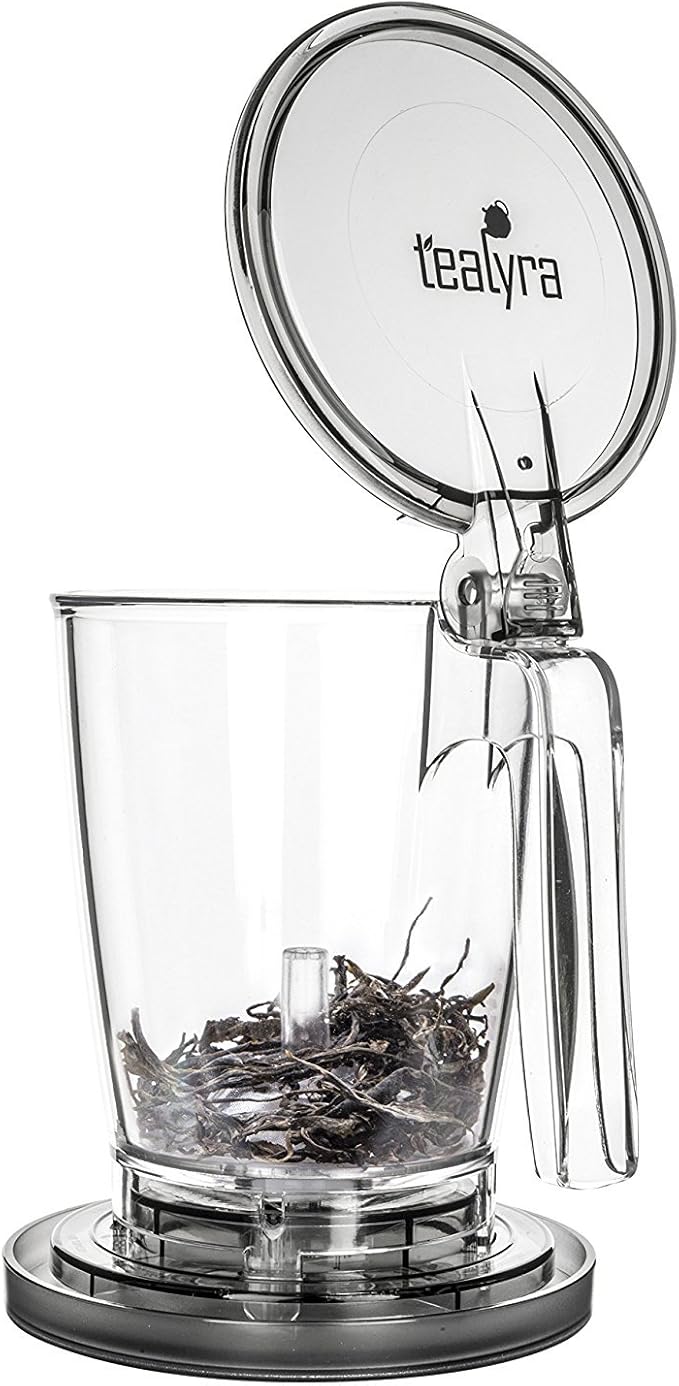 Tealyra - rapidTEA MAKER - 30-ounce - Loose Tea Teapot Infuser - Best Tea Maker Makes a Perfect Cup of Leaf Tea - Bottom Dispensing Teapot - Dripping Free Guarantee - 900ml - Bloomnest