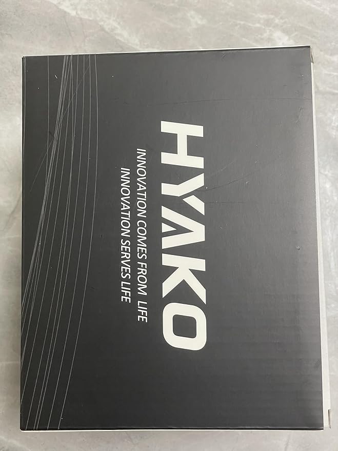 HYAKO F1 4-Heads Handheld Electric Deep Tissue Body Massager – Portable Orbital Professional Muscle Massager Tool for Easing Shoulder and Back Tension and Chiropractic Tool for Myofascial Release - Bloomnest
