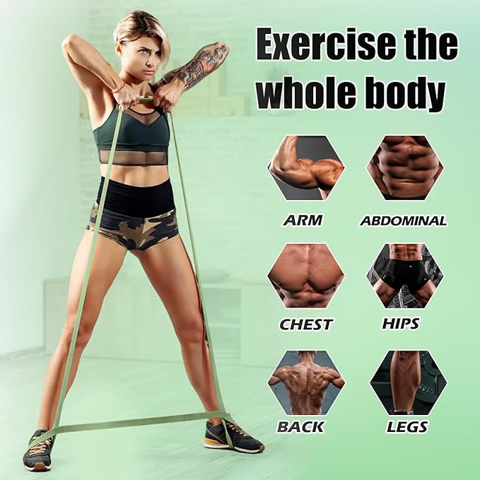 WHATAFIT Resistance Bands, Pull Up Assistance Bands, Exercise Bands, Workout Bands Set for Men and Women Home Fitness, Body Stretching, Strength Training, Physical Therapy - Bloomnest