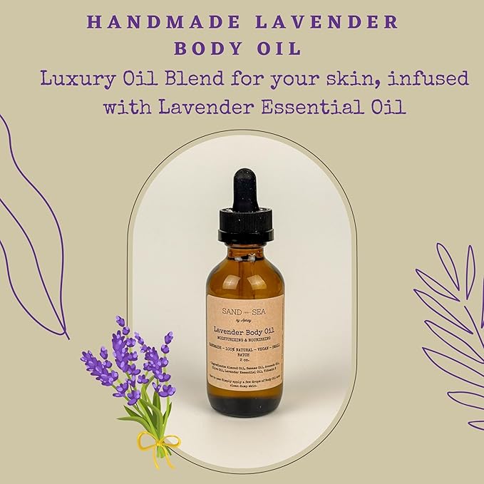 Spa Gift Basket for Women - All Natural Handmade Lavender Spa Gift Set Made with Essential Oils Relaxing and Pampering Bath and Body Spa Kit at Home