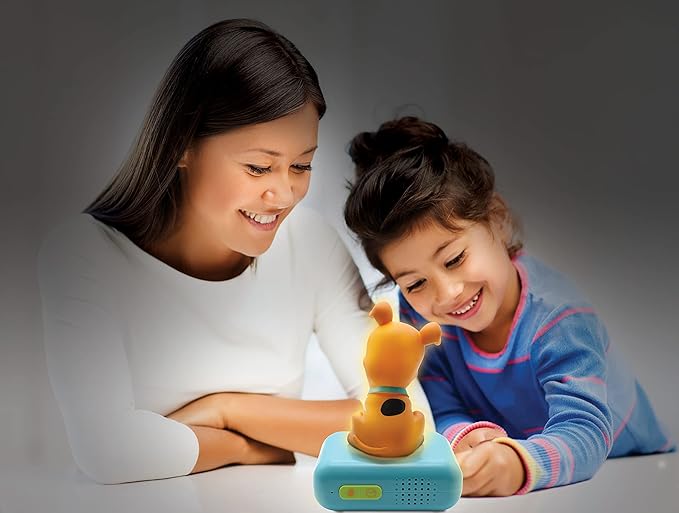 LEXiBOOK - Scooby-Doo Digital Alarm Clock for Kids with Night Light Snooze, Childrens Clock, Luminous Scooby-Doo, Blue Colour - RL800SD - Bloomnest