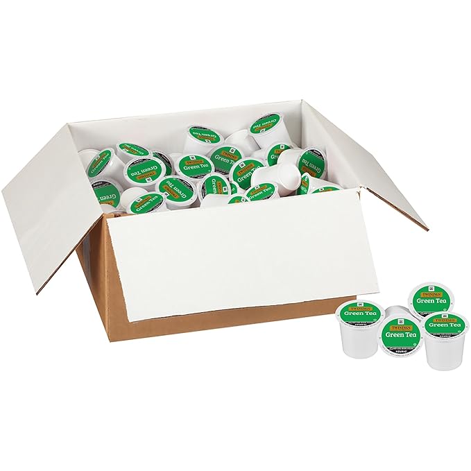 Twinings Green Tea K-Cup Pods for Keurig, 56 Count (Pack of 1), Smooth & Refreshing Flavour, Caffeinated, Enjoy Hot or Iced - Bloomnest