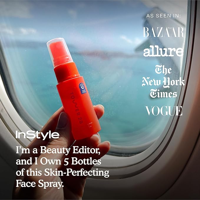 Tower 28 SOS Daily Rescue Facial Spray - Hypochlorous Acid Spray to Help Reduce Redness, Calm Irritation + Alleviate Flare-Ups - Purifying Travel Size Face Toner - Everyday Skin Care Essential (1 oz) - Bloomnest