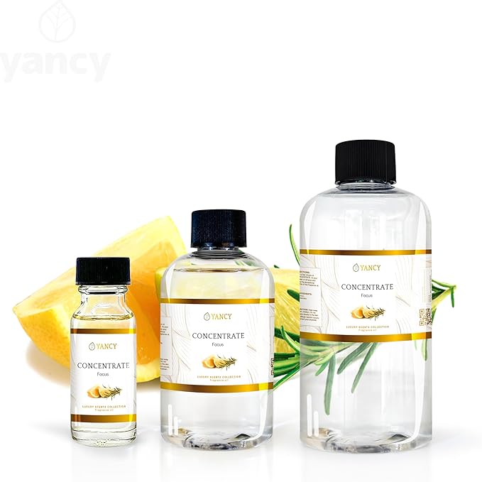 YANCY Concentrate Luxury Collection Fragrance Oil (4 oz), Powerful Base Aroma, Ideal for Diffusers, Oil Burners & Aroma Lamps, Multi-Use Scent for Layering or Standalone Use YancySpa