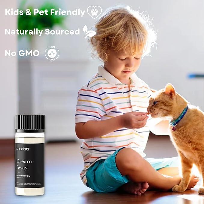 Scentia Fragrance Oil Blend, Inspired by Iconic Perfume,Home Luxury Scents, Essential Oil Blend for Aromatherapy Diﬀusers, Humidifiers & Candle Making -Dream Away- 50ml, 1.69 Fl Oz, Mothers Day Gift Scentia