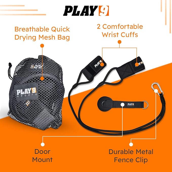 Play 9 Sports Resistance Exercise Bands Baseball Activation Elastic Training Athletes Equipment Bands - Bloomnest