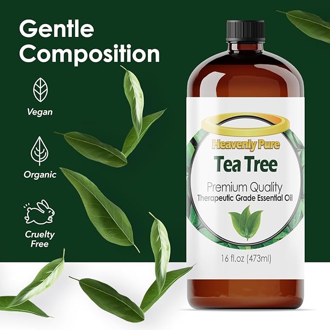 Tea Tree Essential Oil 16 oz – Pure Therapeutic Grade for Laundry, Home & Health – Bulk Aromatherapy Oil - Bloomnest