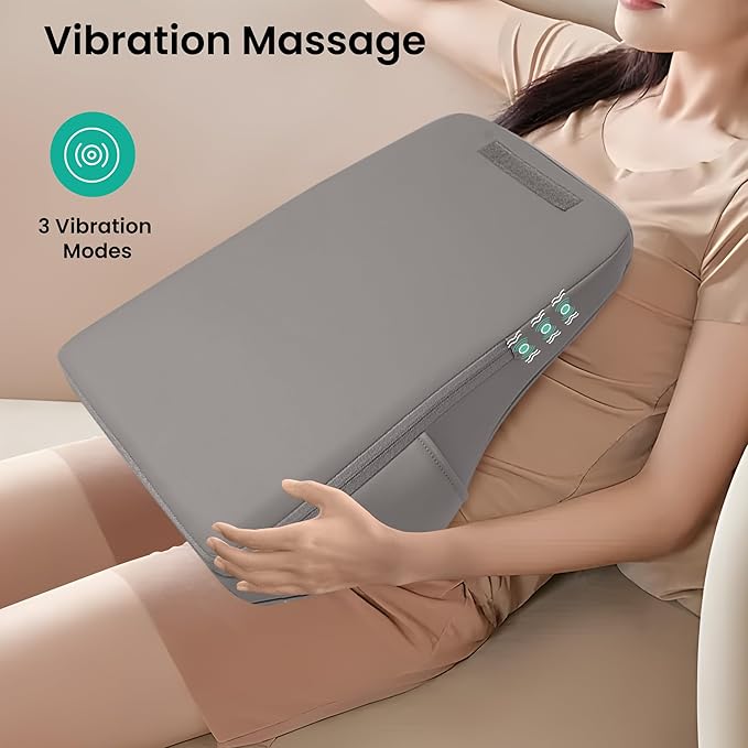 Snailax Back Massager for Back Pain Deep Tissue, Shiatsu Lower Back Neck Massager with Heat, 3D Kneading Massage Pillow for Neck Shoulder Legs, Gifts for Mom, Dad, Women (Beige) - Bloomnest