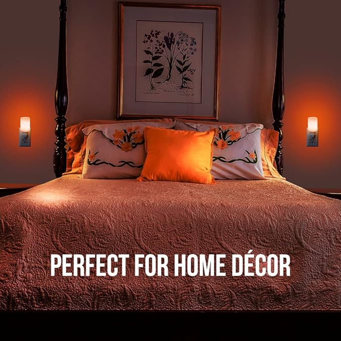 AULTRA Salt Lamp Night Light with Himalayan Natural Crystal Salt Color Lights - UL Listed Plug for Bedrooms Or Bathrooms (1 Pack) - Bloomnest