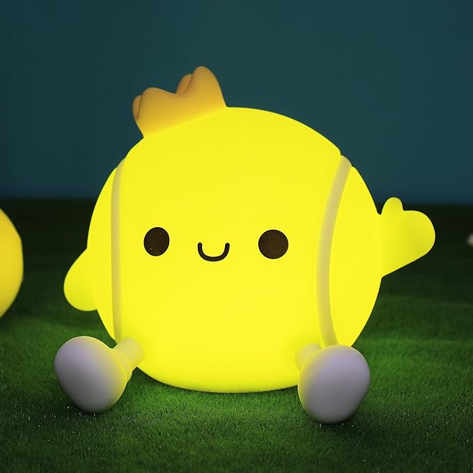 YuanDian Tennis Gifts, Soft Glow Silicone Tennis Ball Night Light - Versatile Sports Decor for Bedrooms & Man Caves - Birthday Christmas Gift for Adults, Teens, and Athletes - Bloomnest