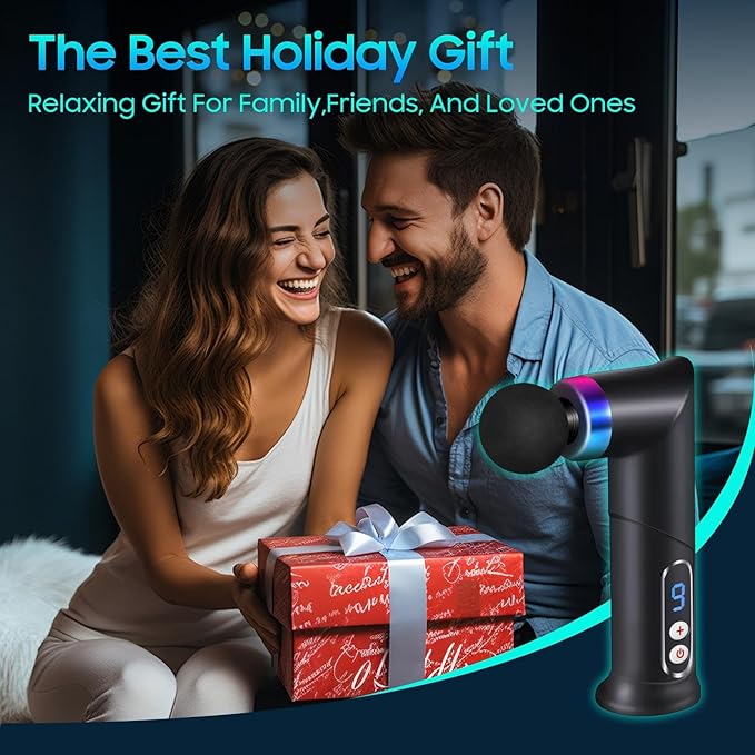 Massage Gun – Mini Massage Gun for Portable Deep Tissue Massage – Quiet Massage Guns for Muscle Relaxation, - Bloomnest