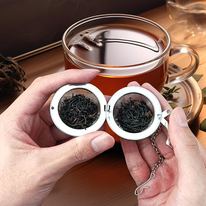 2Pcs Easter Stainless Steel Mesh Tea Infuser, 2.1 inch Tea Ball with Easter Eggs Pendant,Tea Strainer Tea Diffuser Tea Steeper for Filtering Tea,Tea Infusers for Loose Tea (Easter Egg, 2PC) - Bloomnest