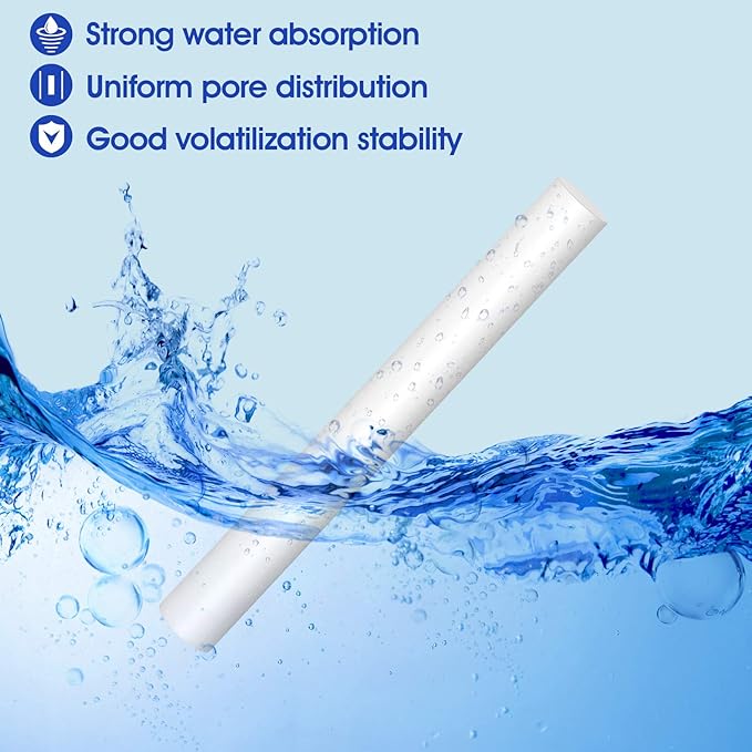 60 Pieces 2.75 X 0.31 Inch Car Diffuser Sponges Refill Sticks Humidifier Filter Replacement Wick Absorbent Sponge Sticks for Mini Car Office Bedroom Humidifier Ultrasonic Aroma Diffuser - Bloomnest