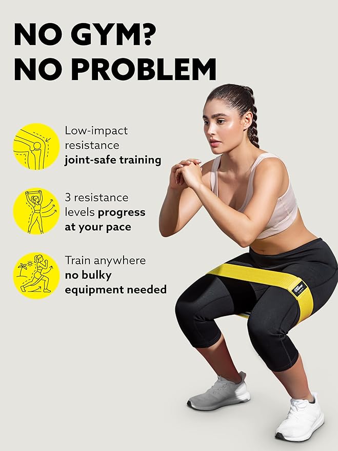 Hot Shapers Resistance Bands for Working Out – Exercise Bands Resistance Set for Women & Men – Home Gym Equipment for Strength Training, Stretching, Physical Therapy, Glutes & Full-Body Workouts - Bloomnest