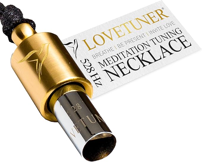 LOVETUNER 528 Hz Breathing Necklace | Stress Relief Whistle | Promote Calm, Relaxation & Focus with Mindful Sound Healing - Bloomnest
