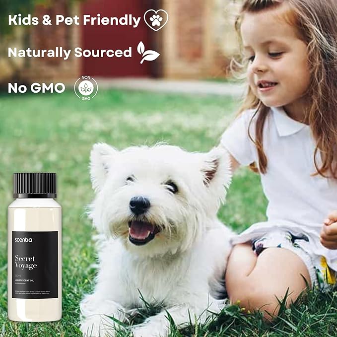 Scentia Hotel Diffuser Oil Inspired by The Baccarat Hotel - 120 mL 4.06 fl oz -HVAC,Cold Air & Ultrasonic Diffuser Oil,Fragrance Oil Blend- Secret Voyage, Mothers Day Gift Scentia