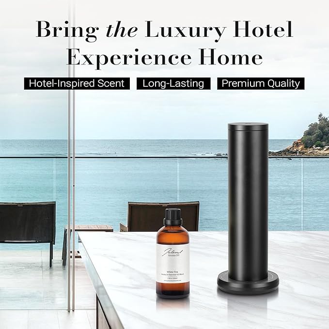 JCLOUD White Tea Hotel Diffuser Oil, Aromatherapy Essential Oils Blend for Ultrasonic and Waterless Diffuser, Home Luxury & Hotel Scents 100mL - Bloomnest
