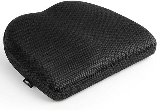 Air Fiber Office Chair Cushion - Ergonomic Seat Cushion for Orthopedic Coccyx, Relief Hip & Back Support - Doctor Recommended Cushion for Long Sitting Worker Driver & Handicapped (Dark Gray) - Bloomnest