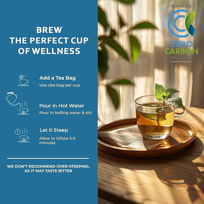 Life Plus Style Gourmet Pagoda Garden Sleep Organic Herbal Tea Caffeine Free Peppermint Tea Chamomile Fennel Tulsi Hot or Iced Floral Blend Natural Delicious moonbrew Sleep Digestive 60 Tea Bags - Bloomnest